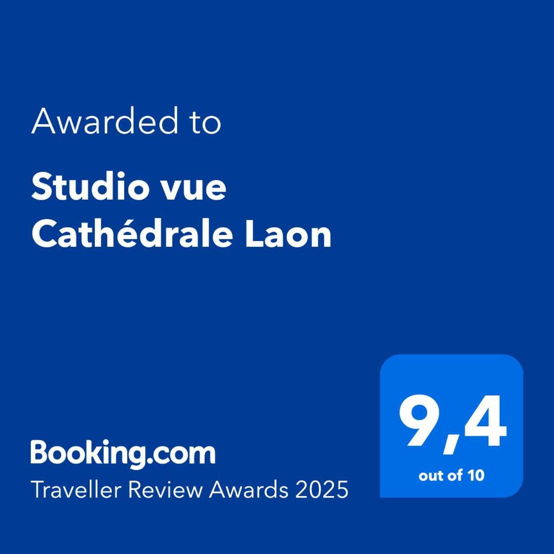 Studio Vue Cathedrale Laon Extérieur photo